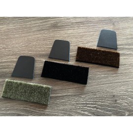 CIR-CUT ARCHERY XL Super Hair & Leather - PREMIUM ARCHERY RUG Bear Style Adhesive ARROW REST New - BROWN