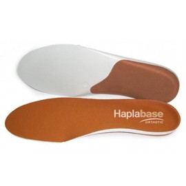 Hapla Base Orthotic Insoles, 15mm Deep Heel Cup, Contou Arch SupporT, Durable Low Slip Top Cover, Brown, 5 UK