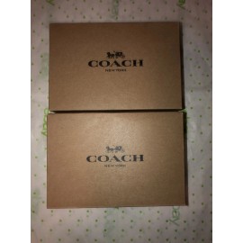 Coach 2 COACH Small Retail Brown Gift Box 6.5x4.5x2"  NEW Empty
