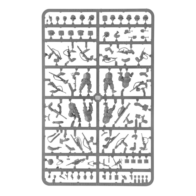 Warlord Games US Airborne D-Day Platoon - 28mm Plastic Bolt