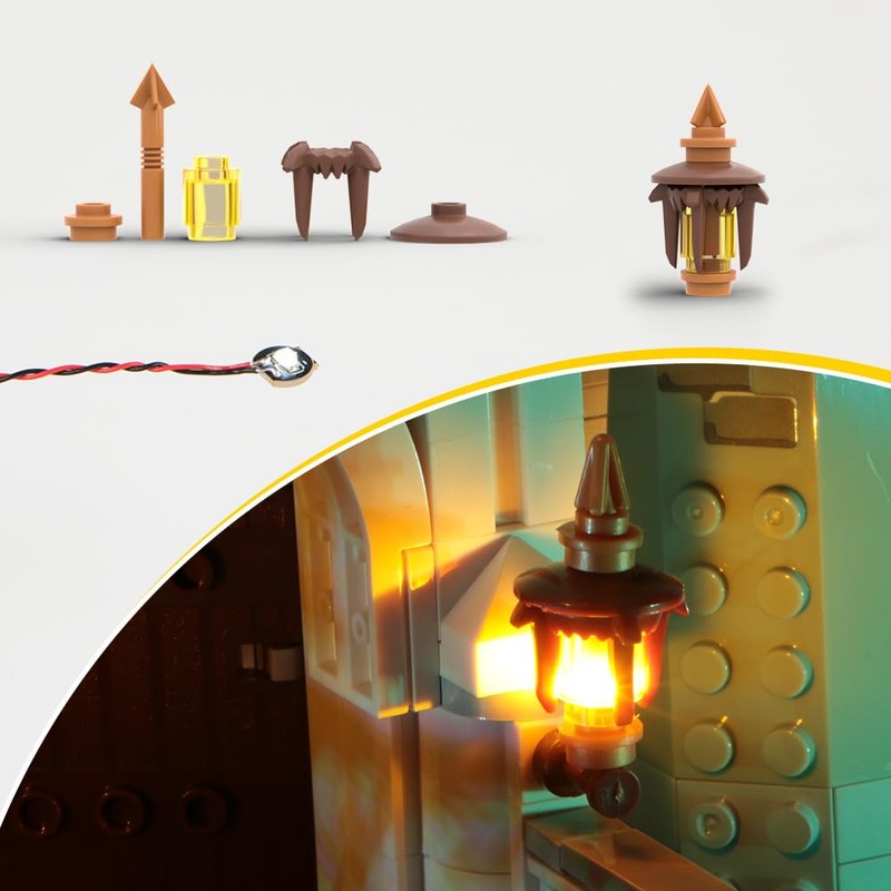 TEDDOO 14 Pcs LED Light Bricks,Compatible with Mainstream Building Block