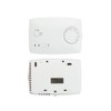 Perel Non-Programmable Thermostat White Heating and Cooling Controller CTH407