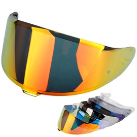 RIDLOG RF-1400 Visor CWR-F2 Motorcycle Helmet Visor RF 1400 Visor Replacement, RF1400 X15 Tinted Visor Face Shield for RF-1400 CWR-F2 NXR 2 Z8 UV Protection (Red)