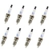 Asudaro Pack of 8 Spark Plug Spark Plug Ceramic Metal