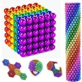 5MM-6Colors-235Pcs! Tricks Desk Toys! Upgrade Challenge Game Putty Toy Slime for 18+ Only (6Colors-236Pcs-5MM)