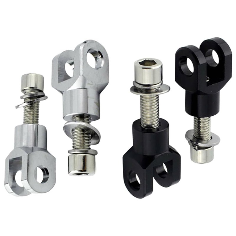 Riloer 2x Footrest Support Mount Clevis Compatible with Harley Most