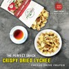 CRISPY DRIED LYCHEE 2.47 oz (70g) VIETFARMFOOD: Freeze-dried, no sugar