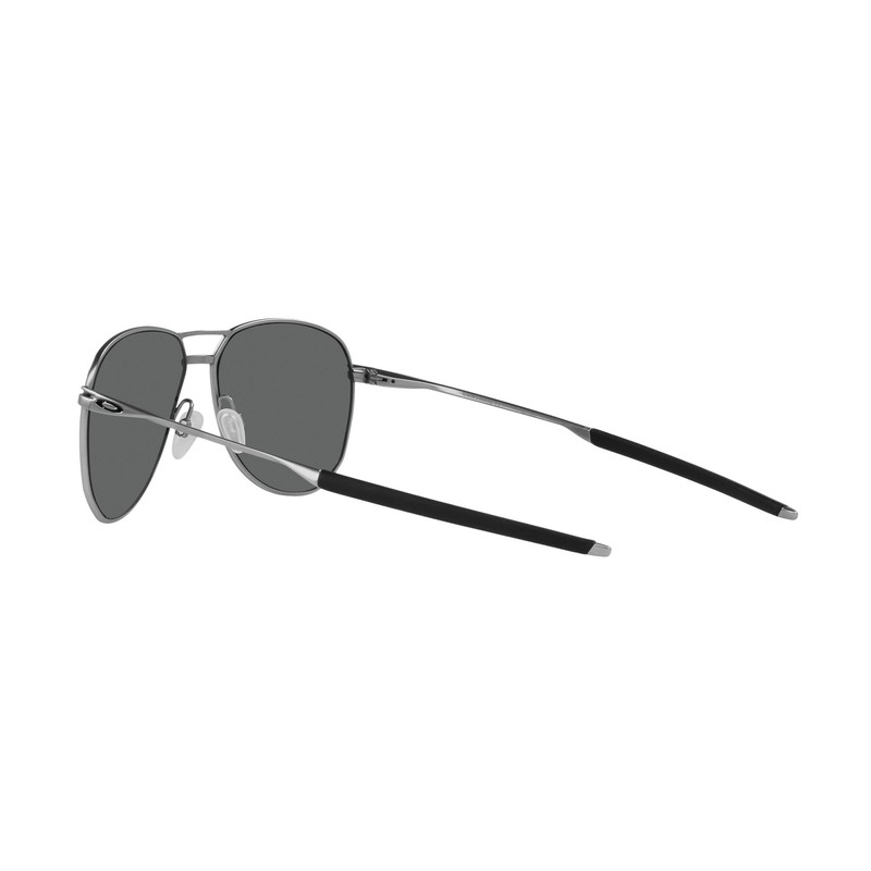 Oakley Mens OO6050 Contrail TI Aviator Sunglasses, Satin Chrome/Prizm Black