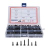 300Pcs Truss Head Self Tapping Screws Cross Carbon Steel Screw