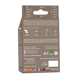 Mina ibrow Hair Color Gray Brown|Long Lasting Natural Spot coloring and Hair Tinting Powder, Water and Smudge Proof | No Ammonia, No Lead with 100% Gray Converge|Vegan and Cruelty free