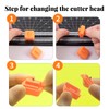 A4 Paper Trimmer 1-Piece - Paper Cutter Slider with Safety