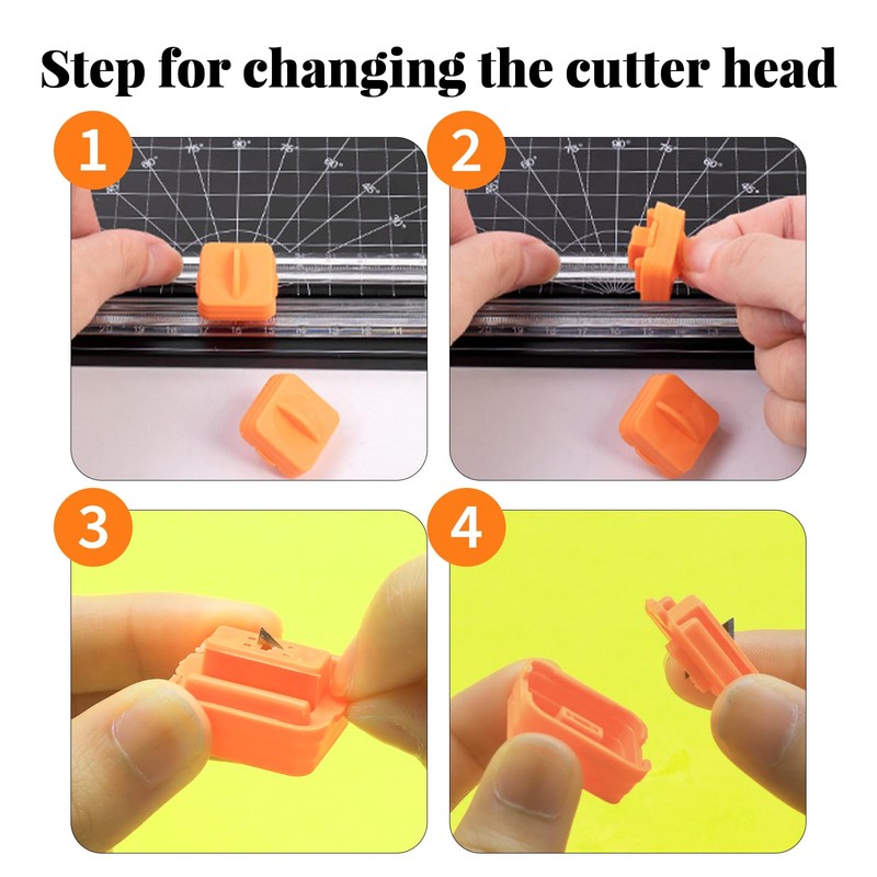 A4 Paper Trimmer 1-Piece - Paper Cutter Slider with Safety