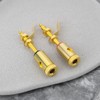 ECSiNG 4pcs 4mm Gold Plated Extended Banana Terminal Connector Banana