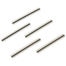 Delock Pin Header 40 Pin 1.27mm Pitch 1 Row Straight Pack of 5
