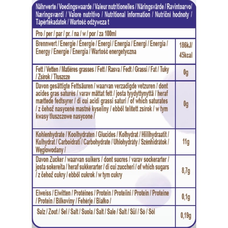 KATO - Schwarzer Johannisbeersaft mit Nata de Coco - 1