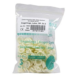 Fingerling Latex Op Size 2 Pack of 100