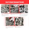 BILITOOLS 7/16-14 inch Thread Repair Kit, HSS Drill Helicoil Repair