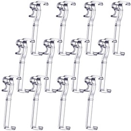 20 Pieces 3. 25 Inch Valance Clips for Blind Window Blinds Hidden Clip Clear Plastic for Horizontal Blinds Retainer Holder, Hidden Valance Clips