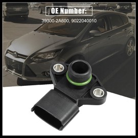 Hihaha Intake Pressure MAP Sensor for HYUNDAI 39300-2A600 Plastic Metal Auto Accessories Item Replacement Durable Material