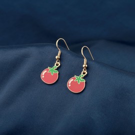 Tomato Earrings Tomato Jewelry Gift Tomato Gift For Women Tomato Foodie Gift Vegetarians Gift Tomato Plant Gifts (tomato earrings ca)