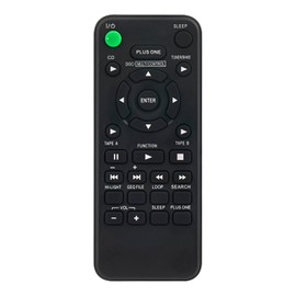 RM-SF150 Replacement Remote Control Applicable for Sony RM-SF150 Audio System MHC-FR10 HCD-FR10 MHC-MC1 HDC-MC1 MHC-F150 HCD-F150 CMT-SBT100 CMT-SBT200 CMT-SBT300 CMT-SBT400 CMT-SBT500