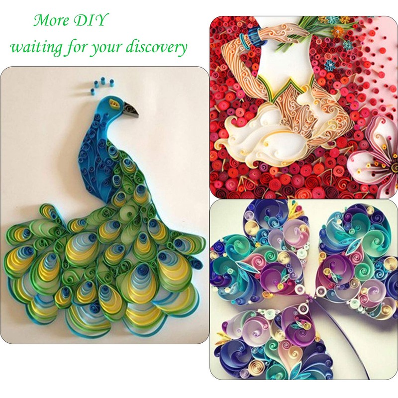 TUPARKA 15 PCS Paper Quilling Kits with 29 Colors 600