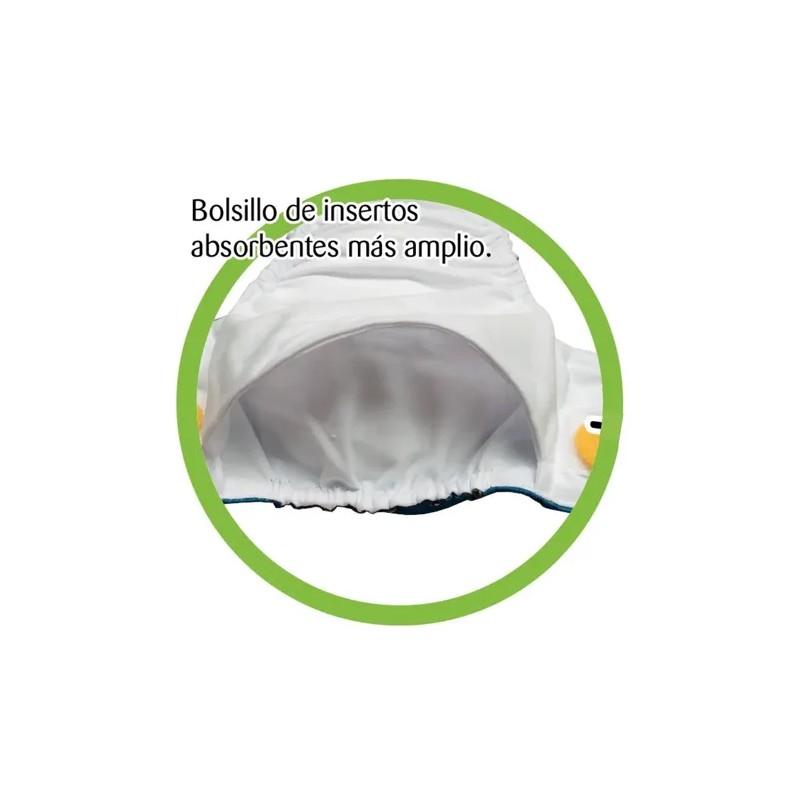 Pañales Ecológicos De Tela Ecopipo 3 Lisos Filtro Bambú