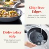 Lumenflon Deco 9.5” Nonstick Frying Pan Skillet, Made in Italy,