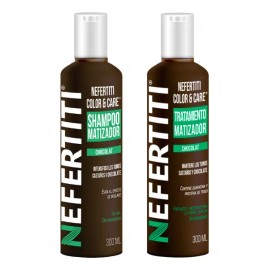 Shampoo Y Tratamiento Matizador Con Queratina - Nefertiti