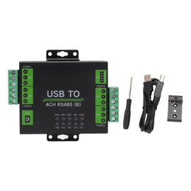 USB to RS485 Converter USB to 4CH RS485 Industrial Grade Isolated Adapter for OS X for Linux for Android for Windows 11 10 8.1 8 7