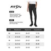 FitsT4 Sports Girls Full Seat Riding Tights High Waist Kids