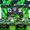 WERNNSAI Video Game Table Covers - 108''x 54'' Disposable Printed