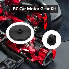 YINETTECH 1 Set RC Car Motor Transmission Set 62T Spur Gear 17T Sprocket Mod. 0.6 Compatible with FTX Outlaw Compatible with VRX DT5 Compatible with VRX Octane Upgrade Parts