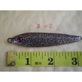HOME MADE 21 PCS ANCHOVY FISH JIG/SPOON STYLE LURE BAIT, 3/4, 1, 2 OZ 7 EA. METALIC BRONZE
