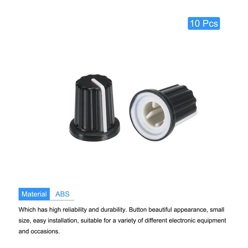 MECCANIXITY Potentiometer Control Knob ABS Guitar Knob for Electric Guitar