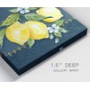 Renditions Gallery Blue Lemon Squeeze Wall Art, Premium Gallery Wrapped