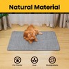 Conlun Cat Scratcher Mat,Natural Sisal Cat Scratch Pad with Hook&Loop