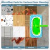 Reusable Mop Pads Compatible with Swiffer Sweeper Mop, Washable Wet