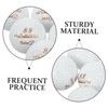 Kisangel 6pcs Golf Training Balls Durable White Rubber Practice Balls