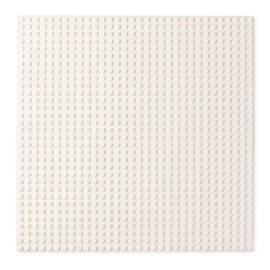 INIBUD Classic Double Sided Foundation Block Plate Compatible 32x32 Patches (White)