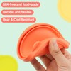 LUVCOSY 2 Cup Silicone Replacement Lids Storage Cover for Anchor