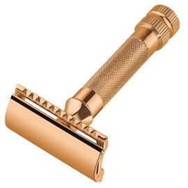 Merkur Classic 2-Piece Double Edge Safety Razor Gold Plated
