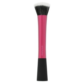 REAL TECHNIQUES Stippling Brush, Dual Fiber Plush Bristles unsealed NIP