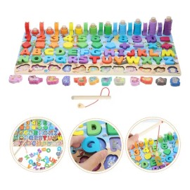 Tablero Multi-juegos Educativo Tablero Montessori En Madera                                                                                           