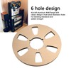 1/4 10.5 Inch Empty Takeup Reel 6 Hole Aluminum Alloy