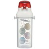 Skater PSB5TRC-A Kids Clear Plastic Water Bottle 480ml Pocket Monster