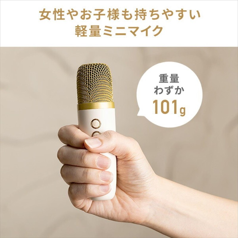 Smaly SM-KM23 (BL) Karaoke Microphone & Speaker Set of 2