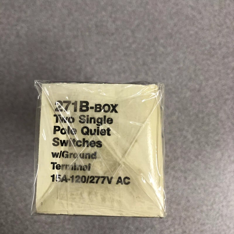 Eagle NEW EAGLE 271B BROWN DUPLEX GROUNDING TOGGLE LIGHT SWITCH