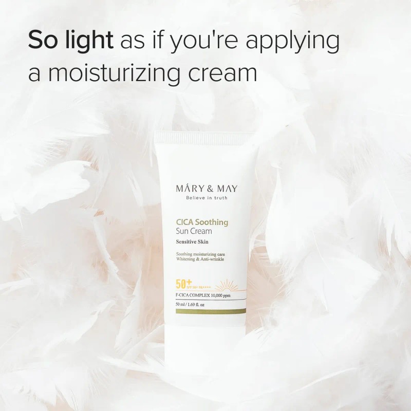 [mary & May] Cica Crema Solar Calmante Spf50+ Pa +++