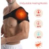 ITODA Electric Shoulder Support Cordless Heated Shoulder Massager Adjustable Heat
